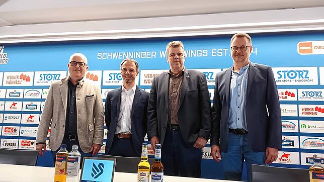 Die neue Führungscrew der Wild Wings ist komplett: (von links) Thomas Burger, Alexander Herr, Stefan Wagner, Michael Werner.