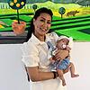 Happy End nach einer langen Zeit des Hoffens und Bangens: Fatima Chabo mit ihrer kleinen Tochter Elisa. Elisa war im Februar als ...