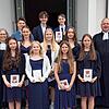 In der Kadelburger Bergkirche wurden (von links): Vivienne Spohn, Nina Bauer, Karina Stabel, Sabrina Martin, Nika Laub, Marie Strüber, ...