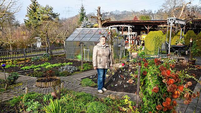 Für Heidi Kuny, Ehrenvorsitzende der Dinkelberger Landfrauen, ist ihr Garten ein kleines Paradies.