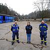 Es ist alles vorbereitet für den Neubau des Konstanzer THW- Stützpunktes in der Litzelstetter Straße. Das Bild zeigt von links den ...