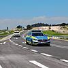 Die Polizei führt die ersten Fahrzeuge über die neue B33-Umleitungsstrecke von Allensbach in Richtung Konstanz. Ab sofort fließt hier ...