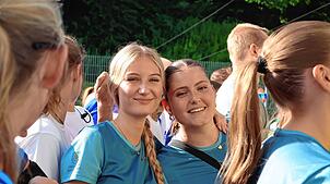 Bild : Gute Laune an der Messe: Die schönsten Bilder vom ZF-Firmenlauf