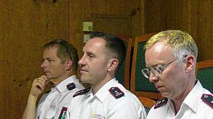 Sie sind in jeder Gemeinderat-Sitzung zugegen, wenn Vergaben zum neuen FFW-Gerätehaus anstehen (von links): Ralf Schwegel, ...