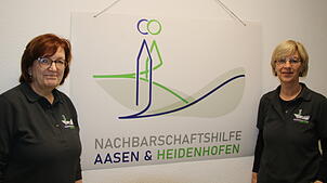 Sigrid Hall (links) ist die Vorsitzende des Vereins, Silvia Maus ist die Einsatzleiterin.