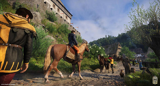 Bildschirmfoto einer Spielszene aus dem Computerspiel Kingdom Come: Deliverance. Bild: Warhorse Studios