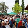 Einheimische wie Besucher der Insel Reichenau nutzten das Wein- und Fischerfest 2022, um wieder gemeinsam zu feiern.