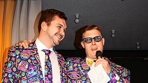 Wutachs Bürgermeister Alexander Pfliegensdörfer (links) und Stühlingens Bürgermeister Joachim Burger. Bild: Ingrid Mann