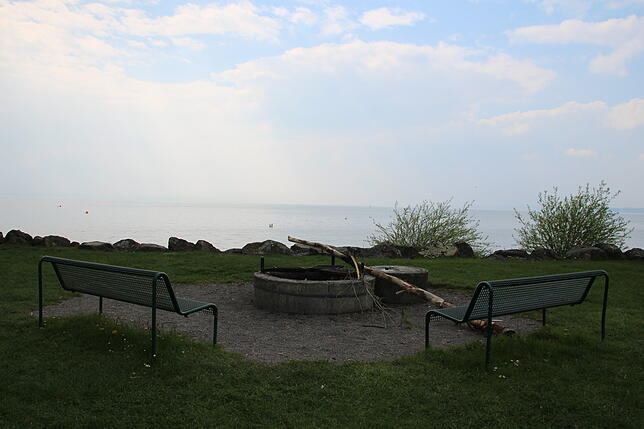 Der Grillplatz in Eriskirch.