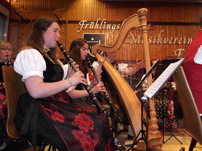 Der Musikverein Titisee-Jostal ist immer für besondere Auftritte gut.