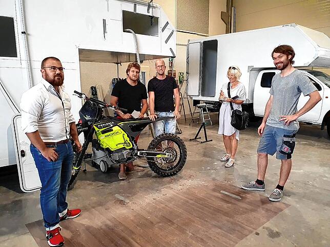 Kontakte knüpfen, die allen Seiten Vorteile bringen (von links): Julian Schilling (IGT), Florian Bockstaller und Romano Pohl (Pohlbock), ...
