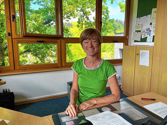Peggy Müller, Leiterin der Grundschule Deggenhausertal, ist mit der Zusammenarbeit mit dem Gasthaus Sternen sehr zufrieden.