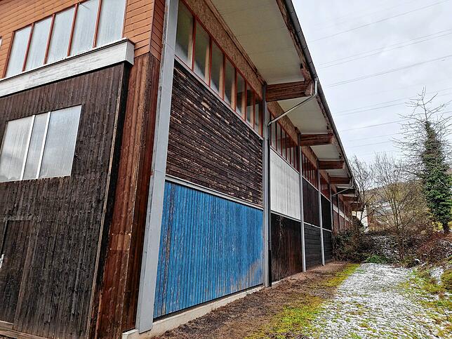In dieser Halle möchte der Verein einen Gebets- und Versammlungsraum einrichten.