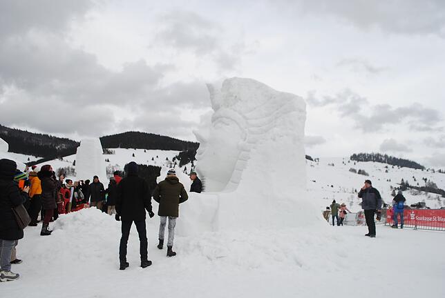 Bild 21: Schneeskulpturen-Festival in Bernau: Schauen Sie zu, wie aus Schnee Kunst wird