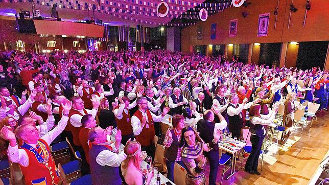 Blick auf das Publikum beim Ball der Villinger Narrozunft 2020. Dürfen im nächsten Jahr nur Geimpfte und Genesene feiern?