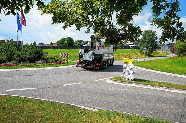 Auf der nördlichen B31-Ausfahrt Löffingen wird die Straße bis zum Kreisverkehr saniert.