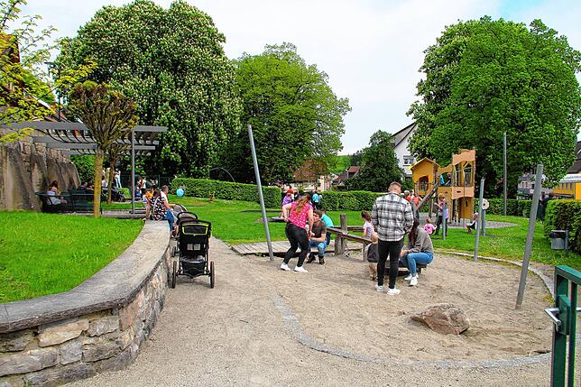 Der Kinderspielplatz an der Martinstraße.