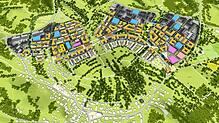 So soll es am Hafner einmal aussehen: Am Konstanzer Stadtrand entsteht ein ganz neues Stadtviertel. In der Visualisierung der ...