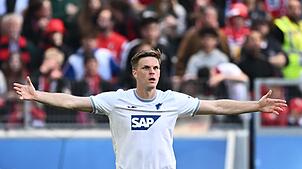 Wechselt von der TSG 1899 Hoffenheim zum 1. FC Köln: Stürmer Marius Bülter.