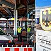 Die Bundespolizei bei einer Kontrolle am Autobahngrenzübergang Weil am Rhein. (Symbolbild) Hier war für einen 24-jährigen ...