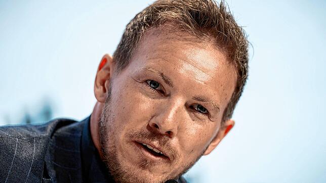 Bundestrainer Julian Nagelsmann bei der Pressekonferenz zur Nominierung des vorläufigen DFB-Kaders für die Fußball-Europameisterschaft.