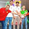Sie freuen sich aufs Bezirkspokal-Finale (von links): Werner Fichter (stellvertretender Bezirksvorsitzender), Maximilian Bell (FV ...