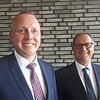 Markus Megerle (links) wird neuer Feuerwehrkommandant in VS. OB Jürgen Roth präsentierte den frisch Gewählten am Mittwoch nach der ...