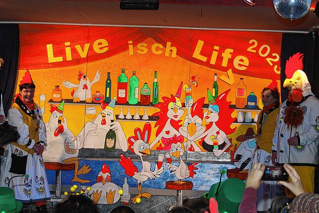 „Live isch Life“ nach Corona ist das Motto des diesjährigen Gockelballs der Gockel-Gilde Zollhaus.