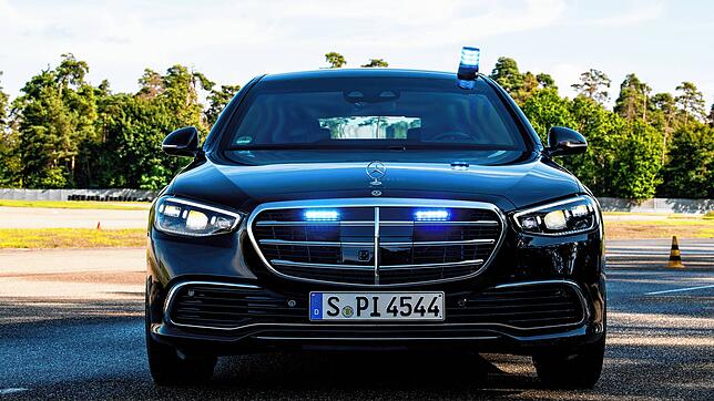 Mercedes-Benz S 680 Guard mit 612 PS. Mehr Schuzt geht fast nicht.