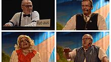 Oben links Bertram Ledergerber, unten link Karin Weber, oben rechts Walter Schubert und unten rechts Alexander Blessing.
