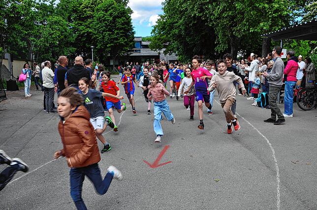Bild 30: Bilder vom Sponsorenlauf der Grundschule Leimbach
