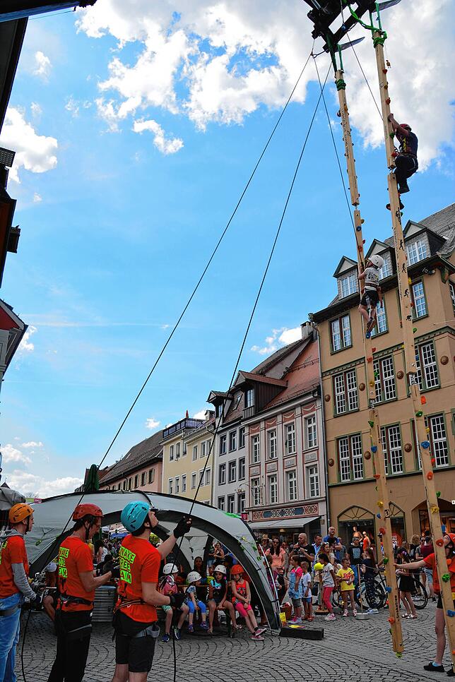 Auch ein so genannter Snake-Tree wie auf diesem Archivbild ist bei der Kinderolympiade wieder als Attraktion dabei.