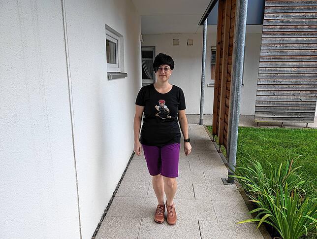 Im Betreuten Wohnen in Unterkirnach: Manuela Weißer versorgt hier ehrenamtlich hilfebedürftige Menschen.