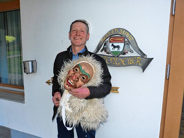Thomas Barth ist jemand, der rechtzeitig loslassen kann. Nicht aber die Bodemännle-Maske, denn als normales Mitglied ist er weiterhin ...
