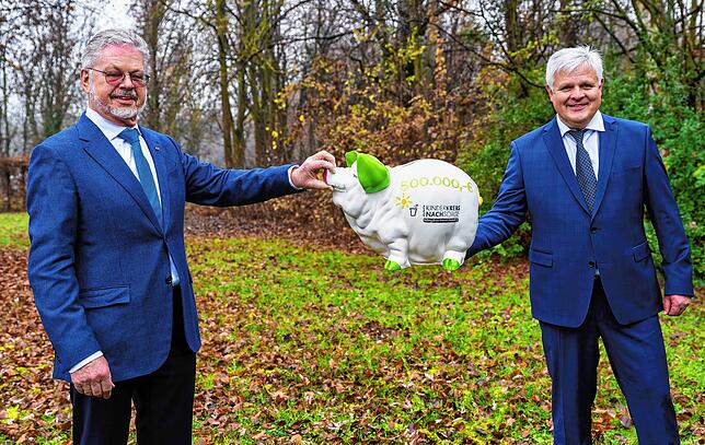 Die Tannheim-Geschäftsführer Roland Wehrle (links) und Thomas Müller sind normal gut gelaunt. Aktuell empören sie sich über einen ...