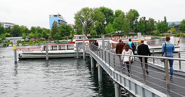 Das Motorschiff Reichenau verkehrte ab 2018 in einem Testbetrieb zwischen Bodenseeforum und Innenstadt, allerdings nur an ausgewählten ...