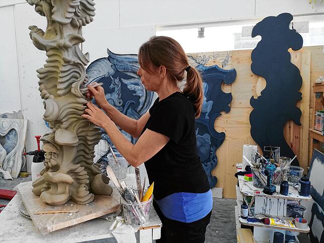 Bild 3: Wie entsteht eine Skulptur? Bildhauerin Miriam Lenk zeigt es uns!