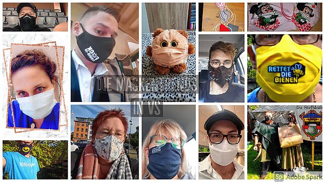 Bild : Von Mickey Mouse bis Firmenlogo: Das sind die VS-Maskentrends im Herbst