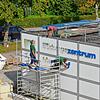 Aus Alt mach Neu: Die Sanierungsarbeiten am Bildungszentrum in Markdorf schreiten voran. In deren Zuge wird der Bau aus den 70ern auch ...