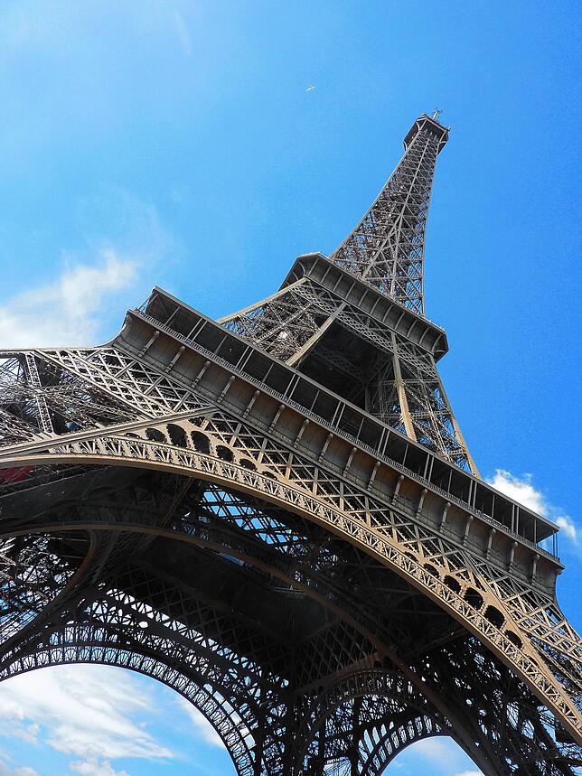 Der Eiffelturm in Paris.