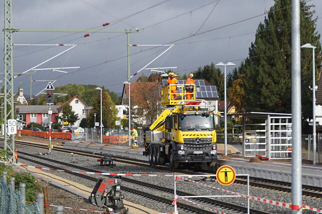 Derzeit laufen schon die Überprüfungen, wie hier im Gleisbereich des Löffinger Bahnhofs, denn ab 15. Dezember soll die Höllentalbhan Ost ...