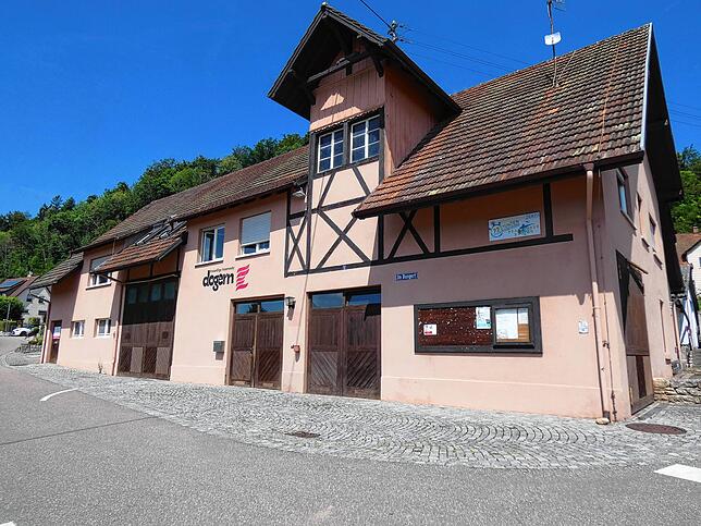 Das alte Feuerwehrhaus.