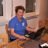 Bewegt vieles rund um den Fußballplatz und am FC-Computer: Susanne Müllek vom FC Weizen.