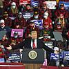US-Präsident Donald Trump spricht Ende September auf einer Wahlkampfveranstaltung im US-Bundesstaat Minnesota.