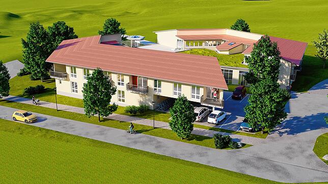 Die Nachsorgeklinik Tannheim will die Kapazitäten erhöhen und plant einen Erweiterungsbau mit Appartements für Patienten. So sieht der ...
