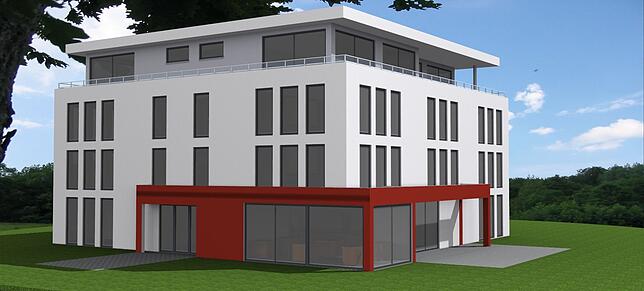 So sieht der Neubau am Vorderen Eckweg aus.