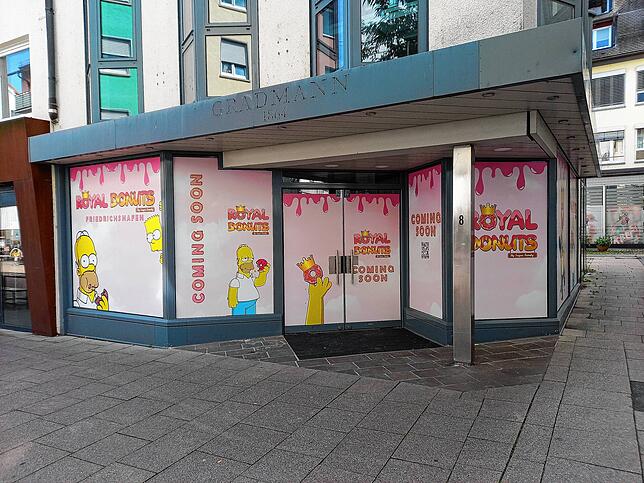 So sah der Laden vor seiner Eröffnung in der Karlstraße aus.