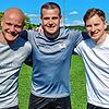 Die drei Torhüter des SV Allensbach im Spiel gegen den SC Markdorf (von links): Clemens Roeder, Patrick Enz und Alexander Tast.
