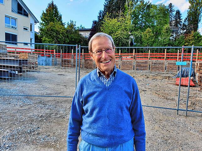 Wilfried Gruber ist Initiator einer Petition, die 69 Anwohner der Seehaldenstraße unterschrieben haben.