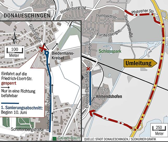 Bild 1: Fehlende Schilder und schnelle Autofahrer - Kritik an Umleitung am Gerbekreisel